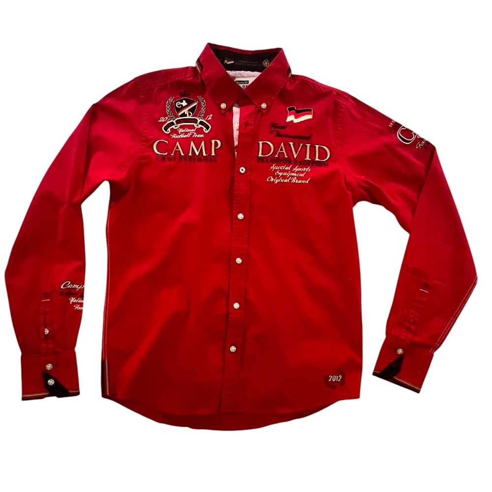 Camp David 2012 Professional Soccer Team Special Edition Collectible Shirt Red
